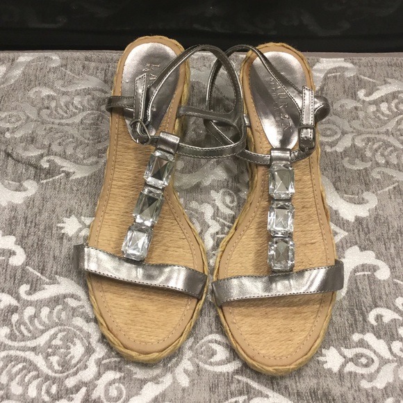 Ralph Lauren Corala Wedge Sandal - Picture 1 of 5